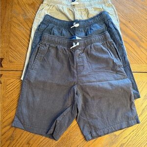 Old Navy Kids Shorts in Gray, Blue, and Tan